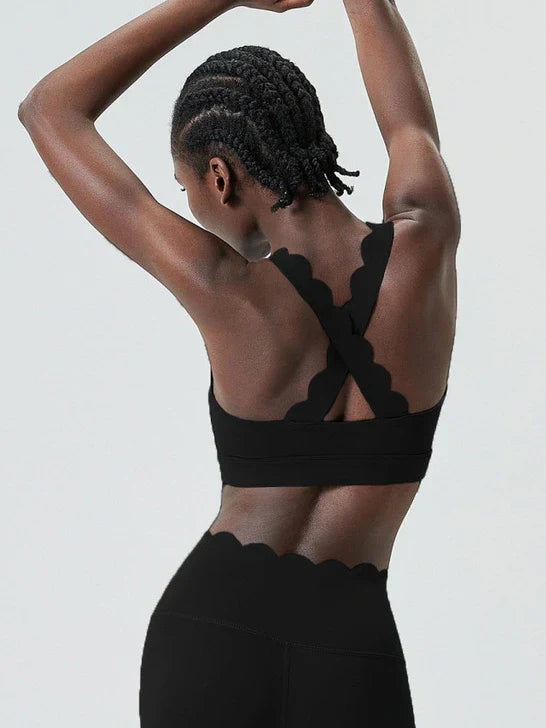 Velour Wave Bra