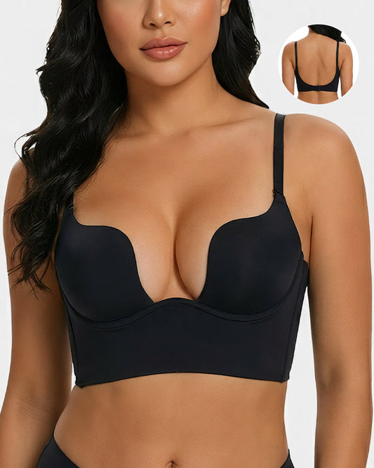 Low Cut U-Shaped Backless Bra