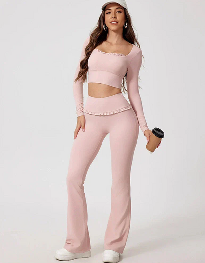 Lovely Ruffle Long Sleeve Top