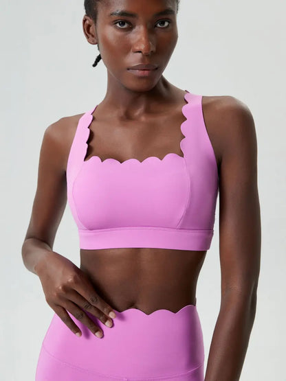 Velour Wave Bra