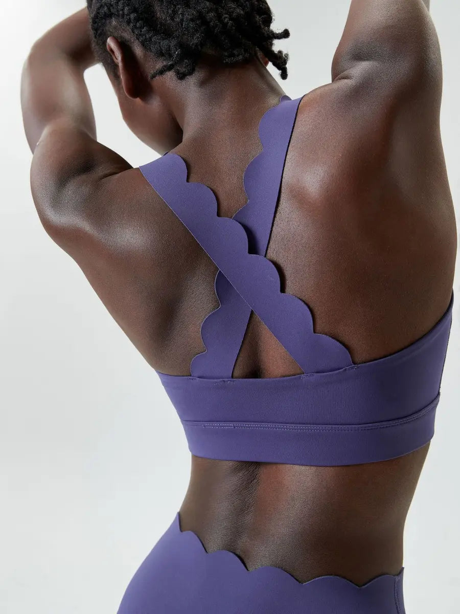 Velour Wave Bra