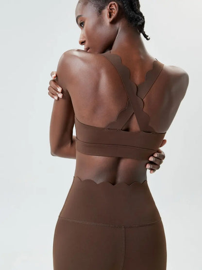 Velour Wave Bra